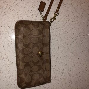 COACH wristlet